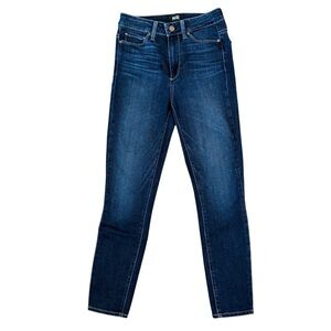 PAIGE Margo Crop Skinny Jeans in Classic Blue